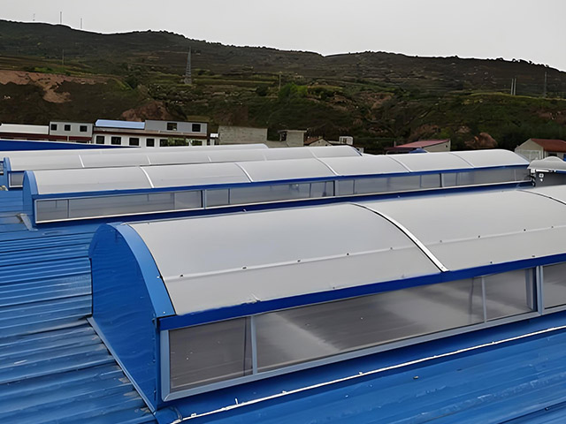 圆拱型排烟天窗 圆拱型排烟天窗